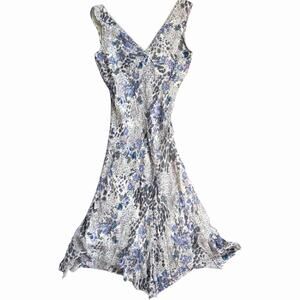 Women’s Y2K Fairycore Sequins Rogue Asymmetrical Sleeveless Dress Size Small